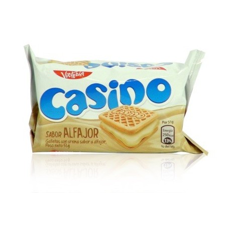 Casino - Cookies Filled with Alfajor Cream Victoria 43g