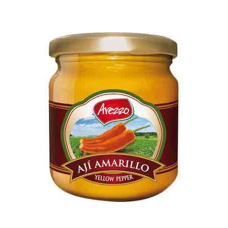 Fresh Yellow Chilli Pepper Ají­ Amarillo Paste Arezzo 195g - Box of 24