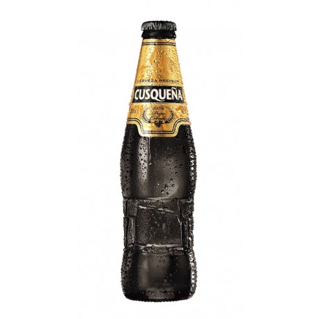 Black Peruvian Beer Cusqueña 5,6° 33cl - Box of 24