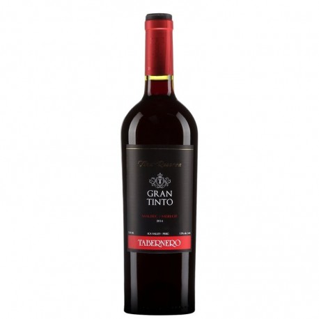 Red Wine Gran Tinto Malbec Merlot Tabernero 2017 13,5° 75cl