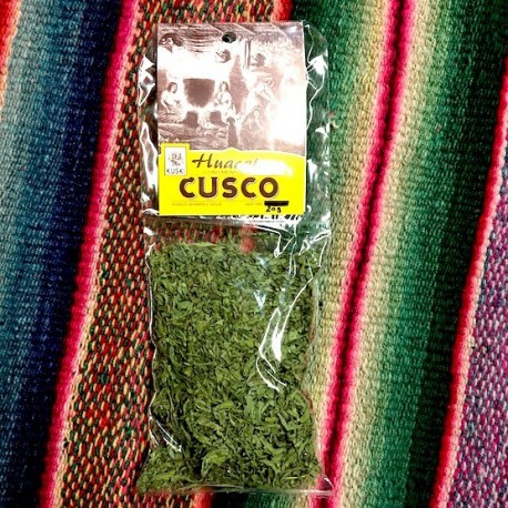 Dehydrated Huacatay Leaves Kuski 20g - 12 Sachets - EL INTI - The Peruvian Shop