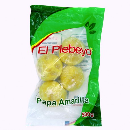 Frozen Yellow Potatoes El Plebeyo 500g - 12 sachets