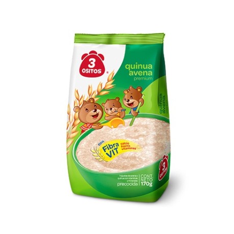 Quinoa enriched Precooked Oatmeal 3 Ositos 150g - EL INTI - The Peruvian Shop