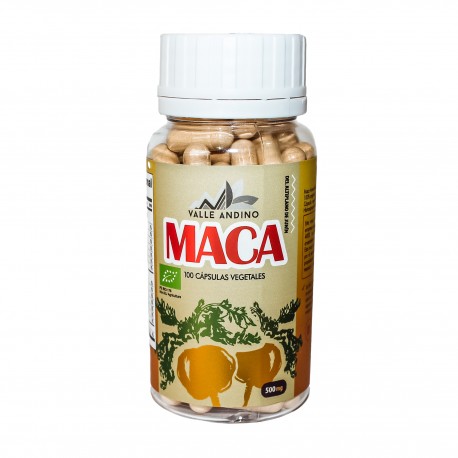 Organic Yellow PREMIUM Maca Valle Andino 100 Capsules of 500mg - EL INTI - The Peruvian Shop