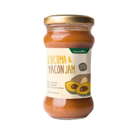 Lucuma & Yacon Organic Jam EcoAndino 240g