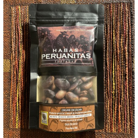 Roasted Peruanitas Broad Beans Kuski 80g