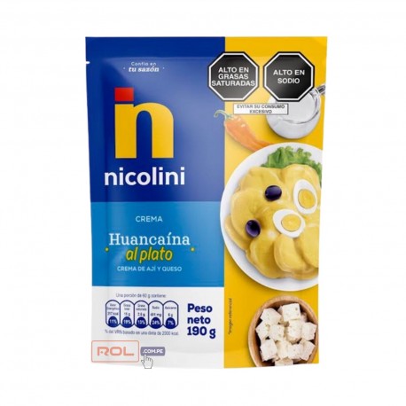 Huancaína Cream Nicolini 190g - EL INTI - The Peruvian Shop