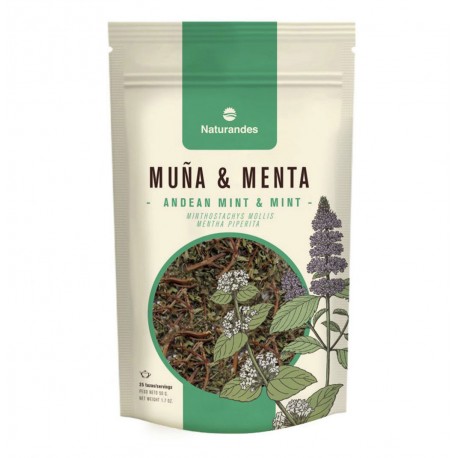 Muña & Mint Dried Leaves Naturandes 50g - EL INTI - The Peruvian Shop