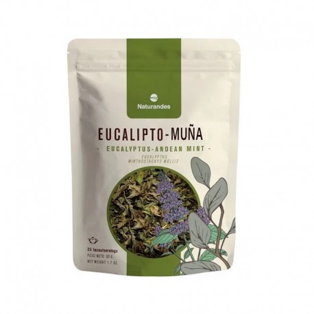 Eucalyptus & Muña Dried Leaves Naturandes 30g