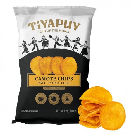 Sweet Potato Crisps with Maras Salt Tiyapuy 40g - EL INTI - The Peruvian Shop