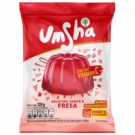 Jelly Strawberry Flavour Umsha 120g - EL INTI - The Peruvian Shop