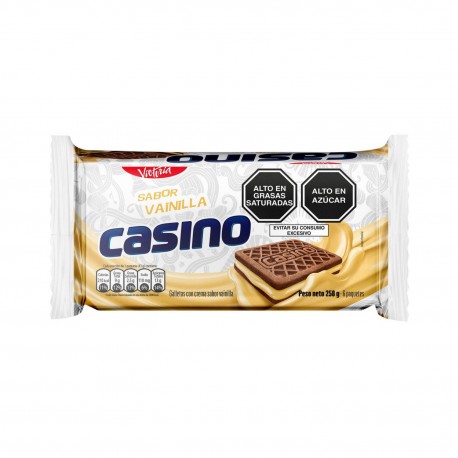 Vanilla flavour Casino Cookies Victoria 6x43g 258g