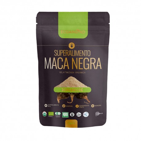 Black Maca Powder PREMIUM Organic 100% pure EcoAndino 250g