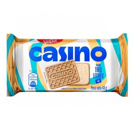 Tres Leches Flavour Casino Cookies Victoria 6x43g 258g