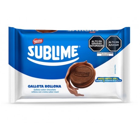 Filled Sublime Cookies with Peanut Cream Nestlé 6x46g 276g
