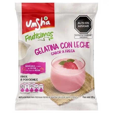 Strawberry flavoured Creamy Jelly Umsha 125g - EL INTI - The Peruvian Shop