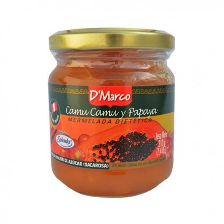 Marmalade of Camu Camu and Papaya D'Marco 210g